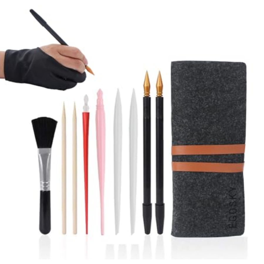 Drawing Glove Artist - Çizim Boyama Sanatı Aracı, 11 Parçalı