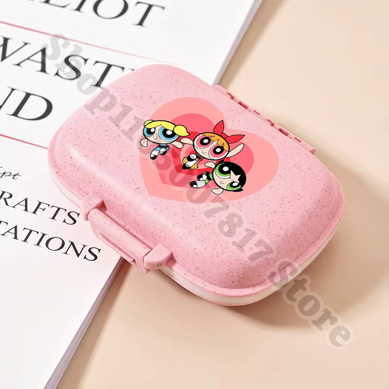 Tablet Cute Accessories - Kawaii Powerpuffs Sevimli Hap Saklama Kutusu