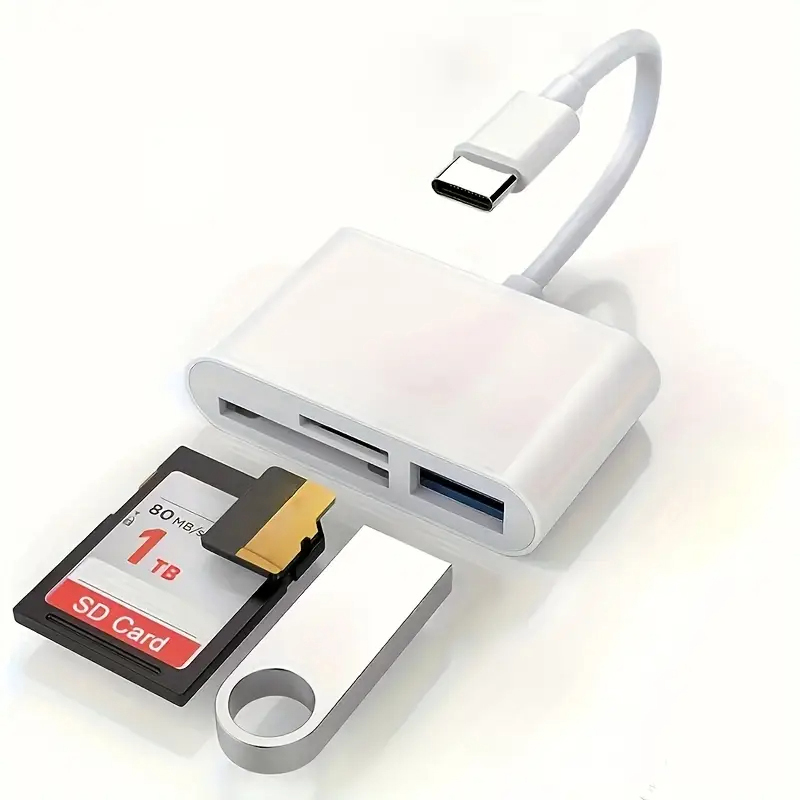 Microsd Card Tablet - 3'ü 1 arada Tip C Kart