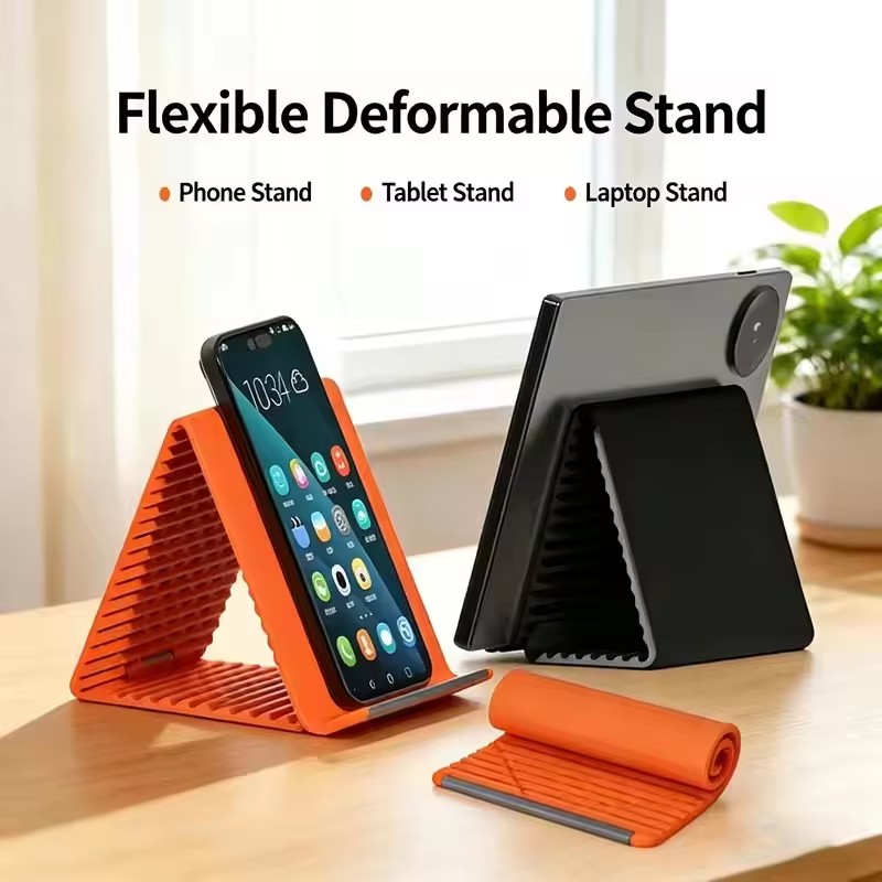 Laptop Tablet Accessories - Tembel Taşınabilir Telefon Standı Silikon Masaüstü