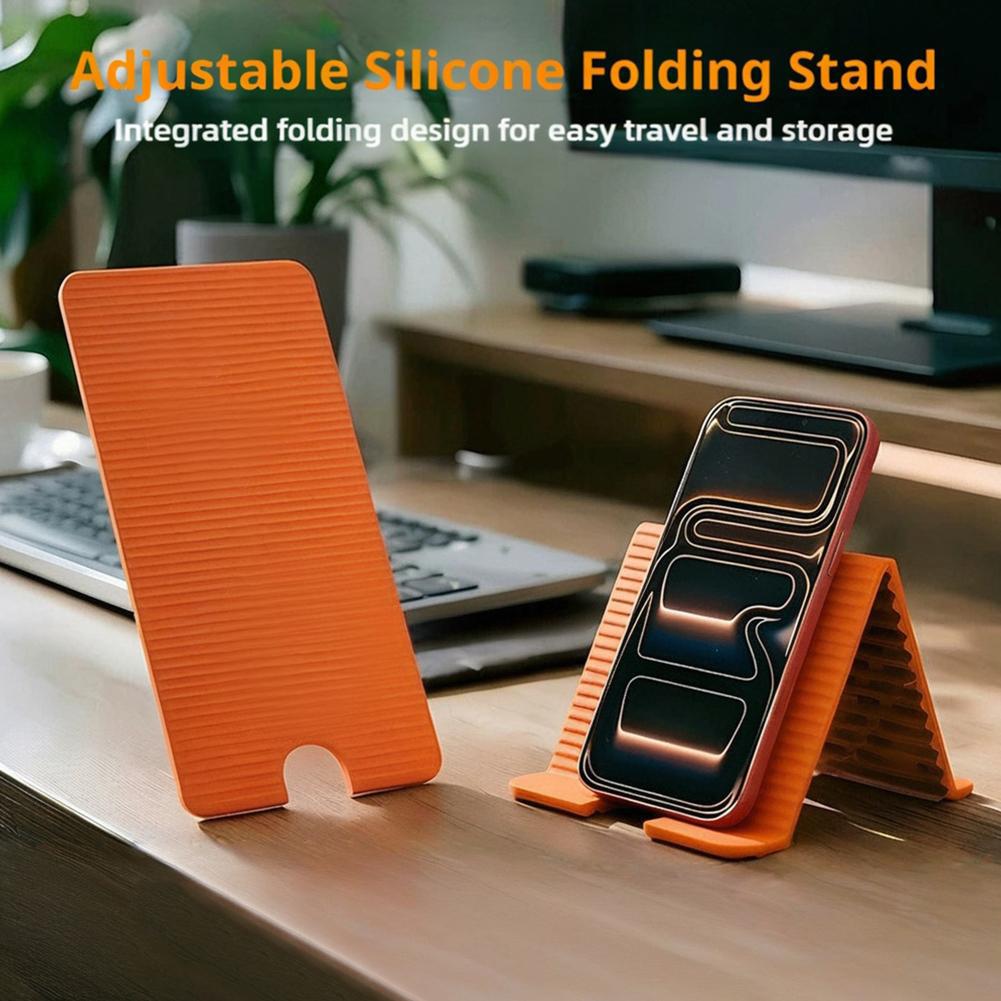 Laptop Tablet Accessories - Esnek Katlanabilir Silikon Telefon Tutucu IPhone