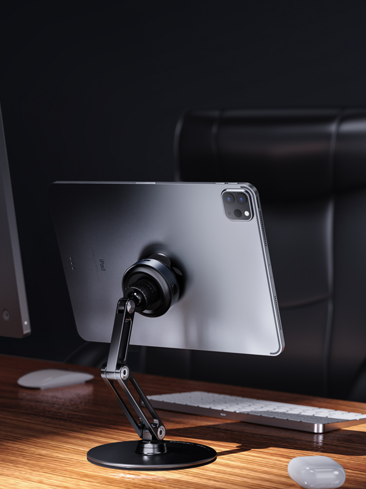 Samsung Tablet With Accessories - Artpowers Metal Vakumlu Tablet Tutucu Mobil