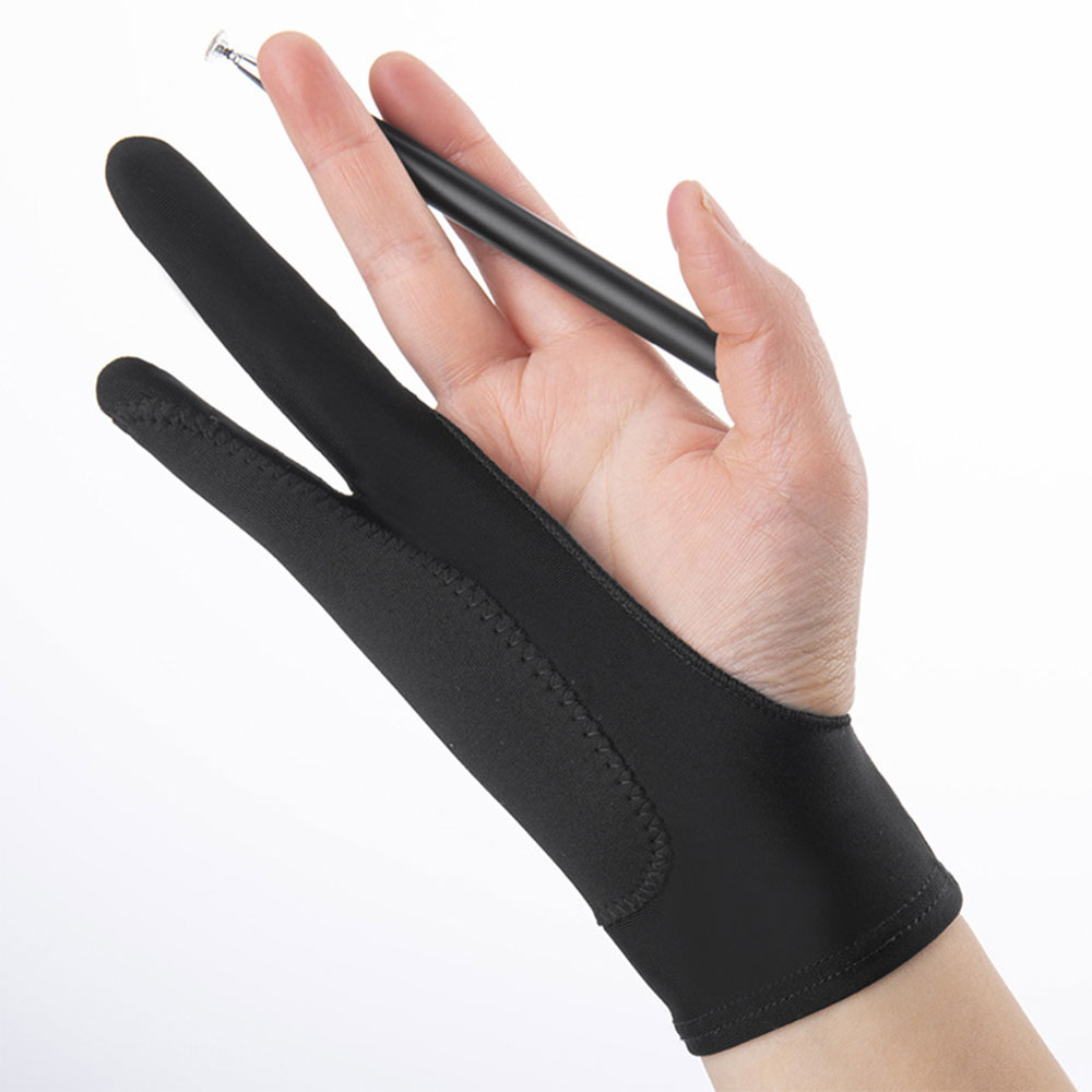Drawing Glove Artist - Yeni Anti-dokunmatik İki Parmak Kirlenmeyi Önleyici