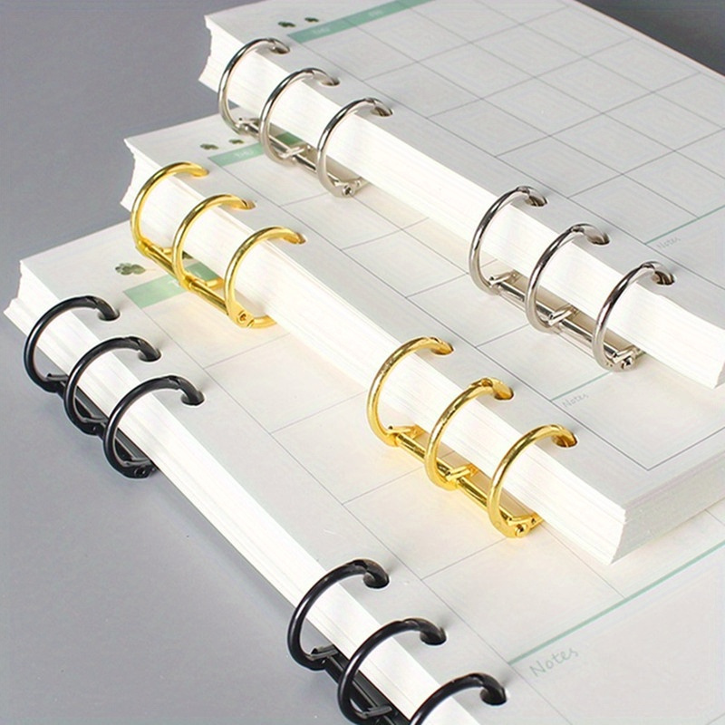 Laptop Tablet Accessories - 10 adet Metal Gevşek Yaprak Kitap