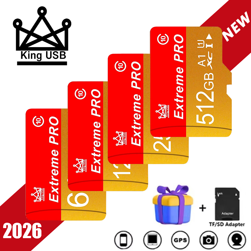 Microsd Card Tablet - Sınıf 10 Mikro TF 256GB 512GB