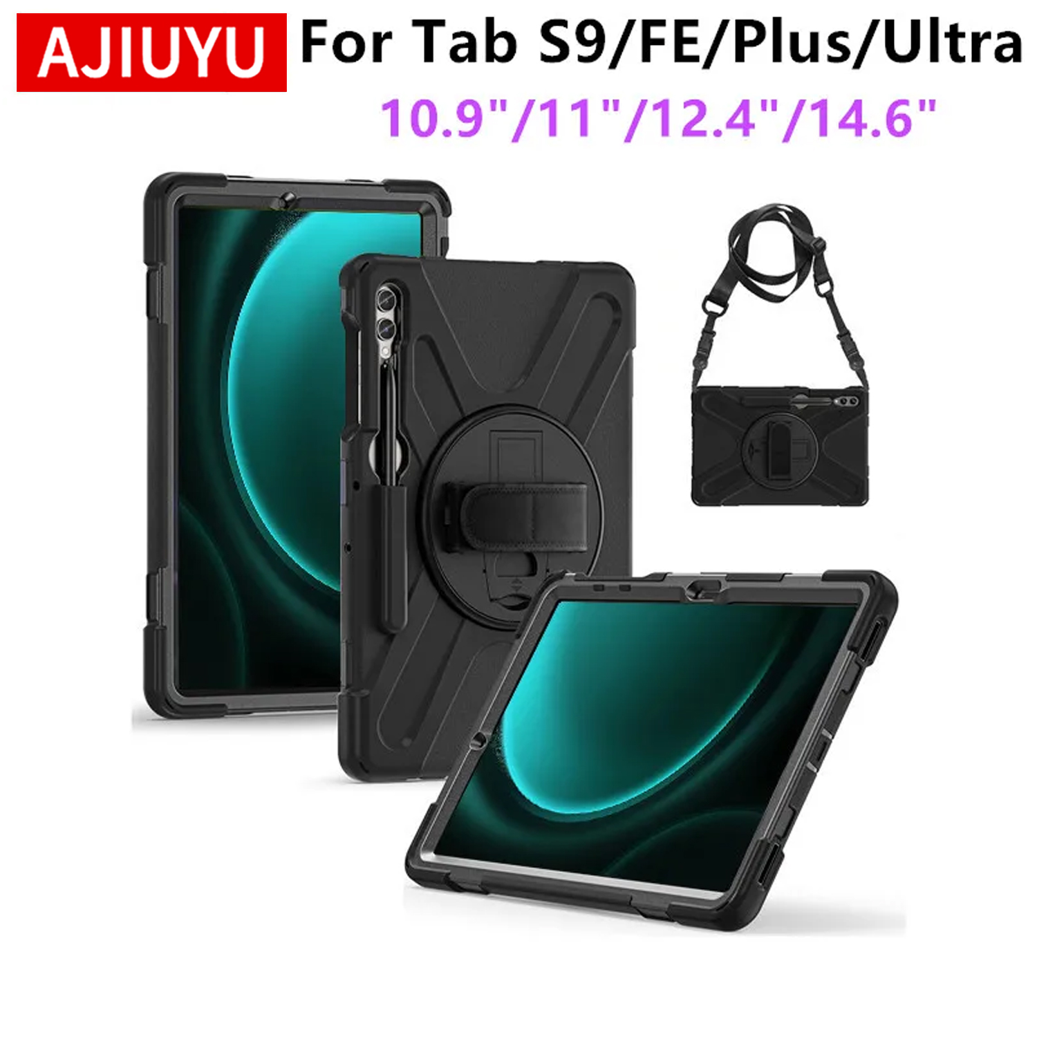 Samsung Tablet With Accessories - Ağır Darbeye Dayanıklı Kılıf Samsung Galaxy