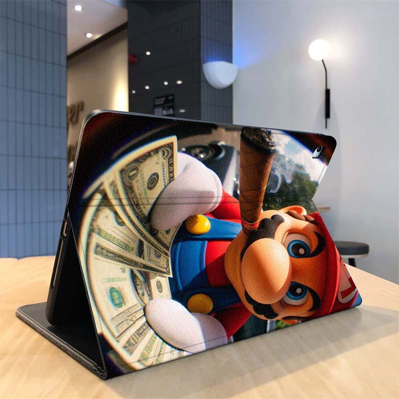 Karikatür M-Marios Sanatı Sams - Samsung Tablet A9 Accessories incelemesi ve fiyatı