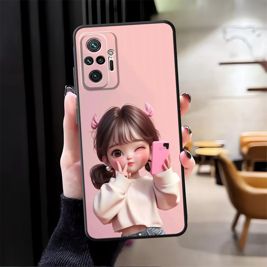 Karikatür Kız Desenli Telefon  - Tablet And Accessories Case incelemesi ve fiyatı
