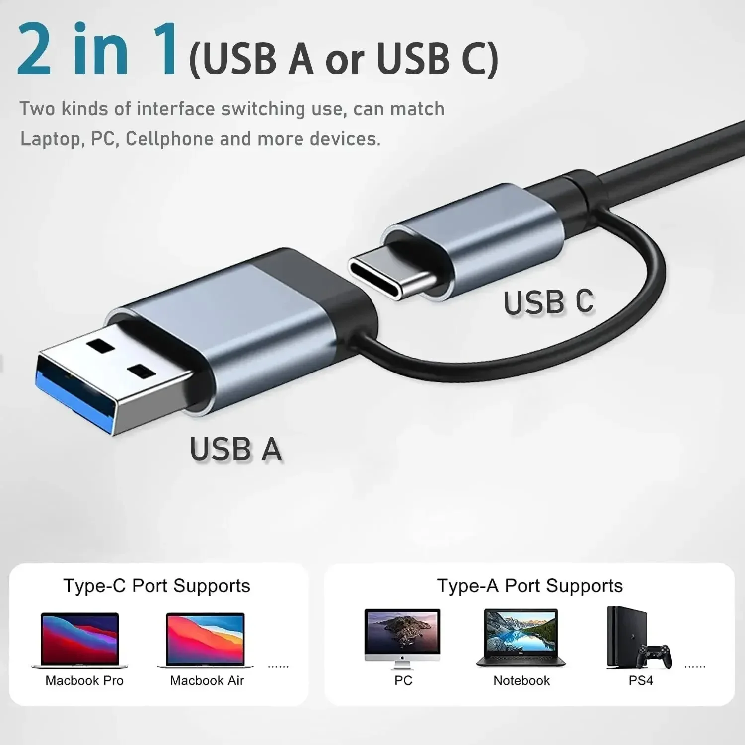 8'i 2 USB-C Hub 3.0 SD/TF Kart - Microsd Card Tablet incelemesi ve fiyatı