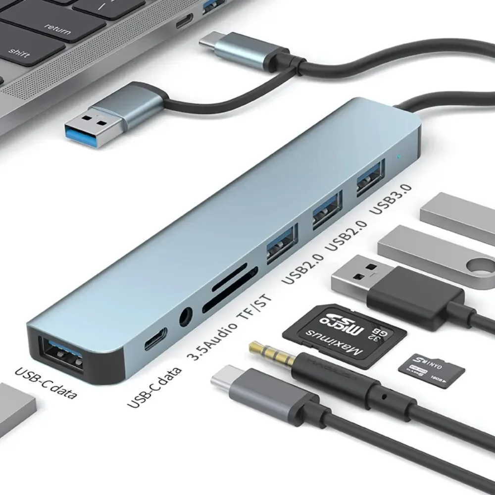 8'i 2 USB-C Hub 3.0 SD/TF Kart - Microsd Card Tablet incelemesi ve fiyatı