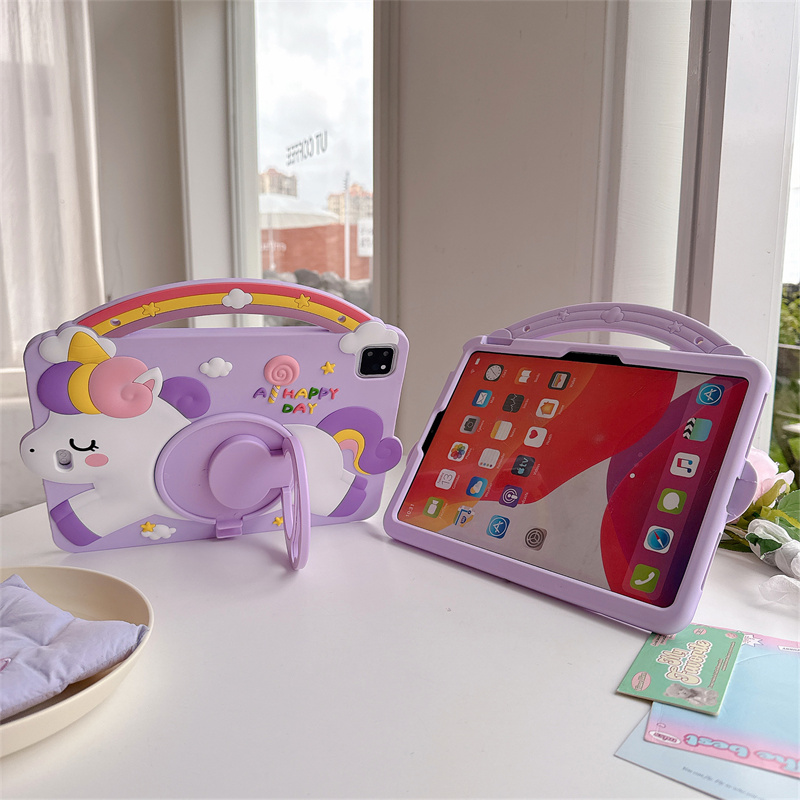 Karikatür Unicorn Çocuklar Sta - Samsung Tablet A9 Accessories incelemesi ve fiyatı