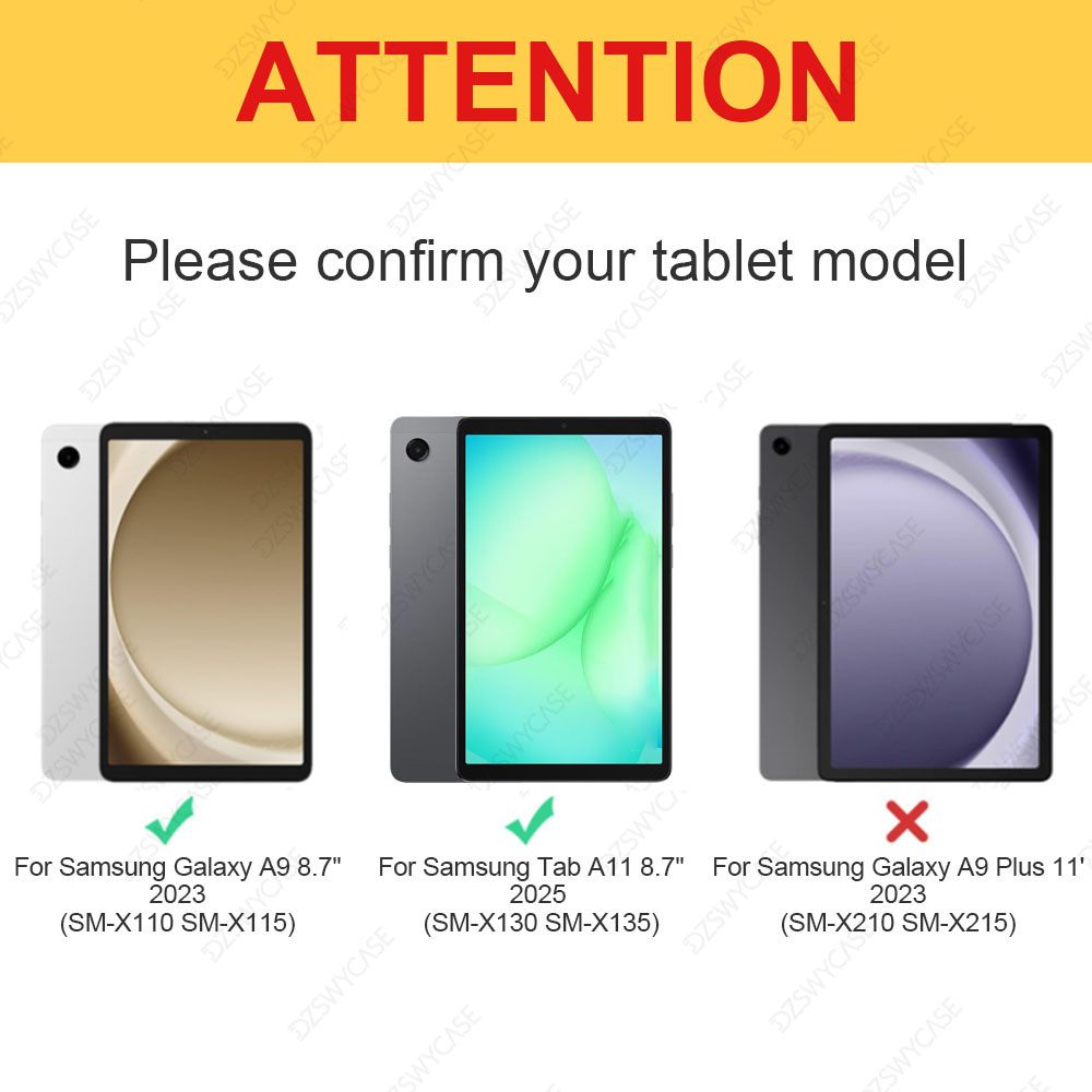 Samsung Galaxy Tab A9/A11 8.7  - Samsung Tablet A9 Accessories incelemesi ve fiyatı