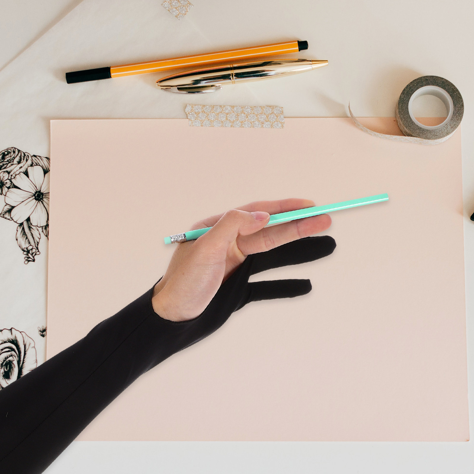 Sanatçı Çizim Eldiveni İki Par - Drawing Glove Artist incelemesi ve fiyatı
