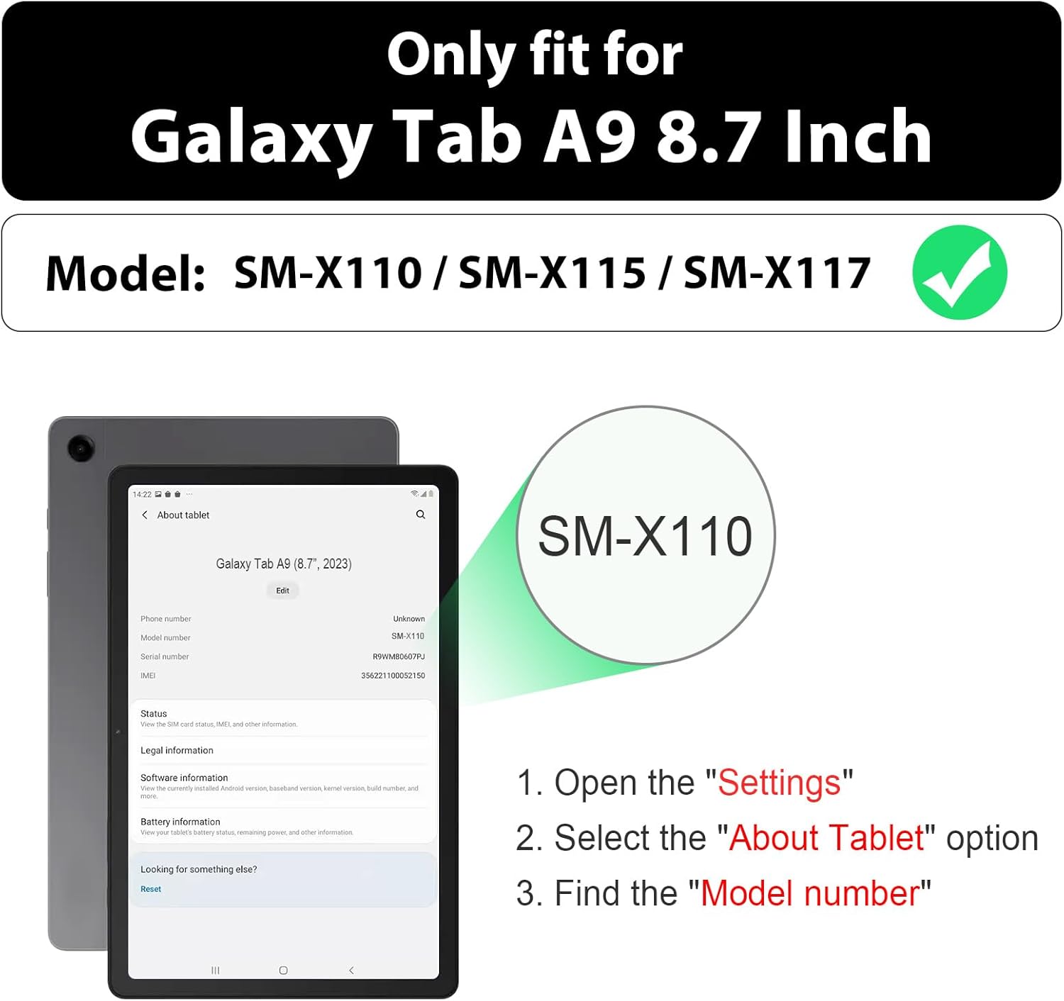 Samsung Galaxy Tab A9 2023 8.7 - Samsung Tablet A9 Accessories incelemesi ve fiyatı